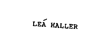 LEA HALLER