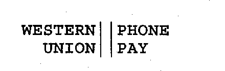 WESTERN UNION PHONE PAY