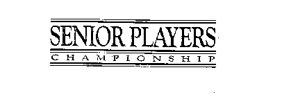 SENIOR PLAYERS CHAMPIONSHIP