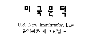 U.S. NEW IMMIGRATION LAW