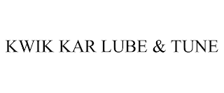 KWIK KAR LUBE & TUNE