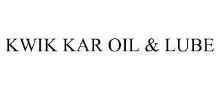 KWIK KAR OIL & LUBE