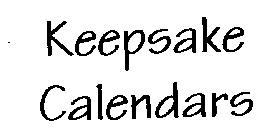 KEEPSAKE CALENDARS