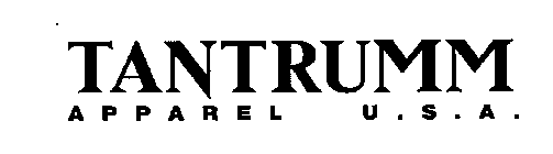 TANTRUMM APPAREL U.S.A.