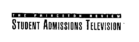THE PRINCETON REVIEW STUDENT ADMISSIONS TELEVISION