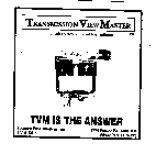 TRANSMISSION VIEW MASTER AUTOMATIC TRANSMISSION FLUID LEVEL INDICATOR TVM IS THE ANSWER