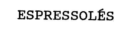 ESPRESSOLES