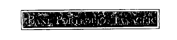 BANK PORTFOLIO MANAGER