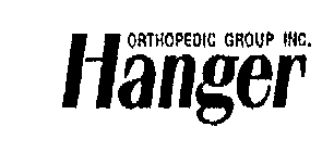 ORTHOPEDIC GROUP INC. HANGER