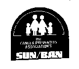 THE CANCER PREVENTION ASSOCIATION'S SUN/BAN