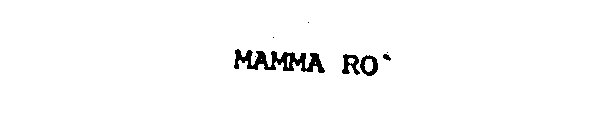 MAMMA RO