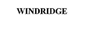 WINDRIDGE