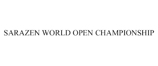 SARAZEN WORLD OPEN CHAMPIONSHIP