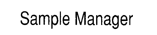 SAMPLE MANAGER