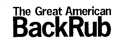 THE GREAT AMERICAN BACKRUB