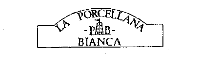 LA PORCELLANA BIANCA P B