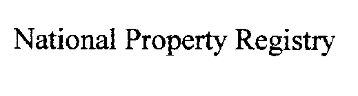 NATIONAL PROPERTY REGISTRY