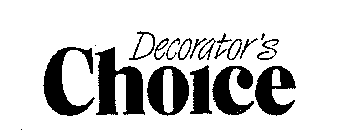 DECORATOR'S CHOICE