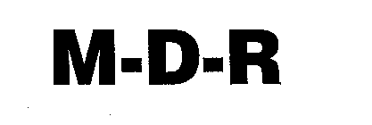 M-D-R