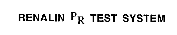 RENALIN PR TEST SYSTEM