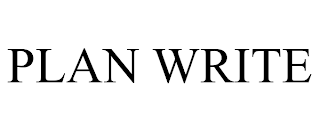 PLAN WRITE