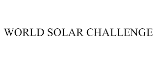 WORLD SOLAR CHALLENGE