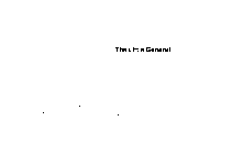 THE LITTLE GENERAL