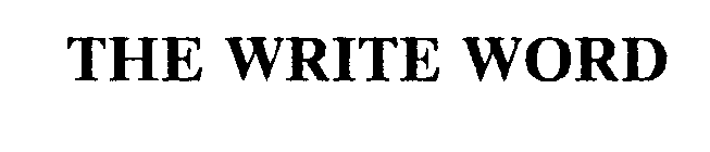 THE WRITE WORD