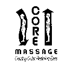 CORE MASSAGE CREATING ORDER, RESTORING EASE