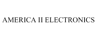 AMERICA II ELECTRONICS