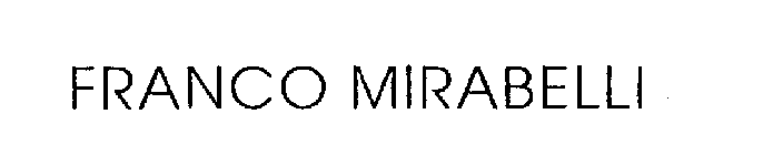 FRANCO MIRABELLI