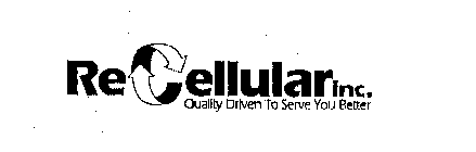 RECELLULAR INC. QUALITY DRIVEN TO SERVE YOU BETTER