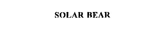 SOLAR BEAR