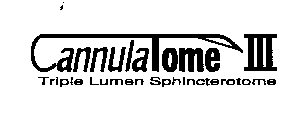 CANNULATOME III TRIPLE LUMEN SPHINCTEROTOME