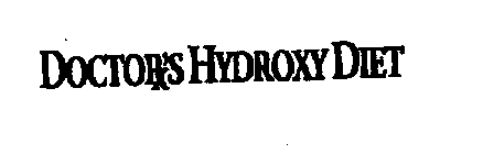 DOCTORX'S HYDROXY DIET