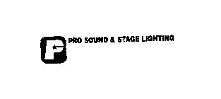 PRO SOUND & STAGE LIGHTING