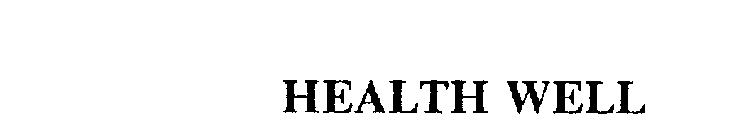HEALTH WELL