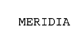 MERIDIA