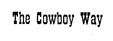 THE COWBOY WAY