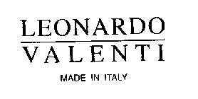 LEONARDO VALENTI MADE IN ITALY