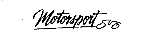 MOTORSPORT SVO