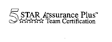 5 STAR ASSURANCE PLUS TEAM CERTIFICATION