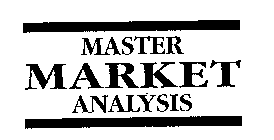 MASTER MARKET ANALYSIS