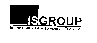 ISGROUP INTEGRATING - PROGRAMMING - TRAINING