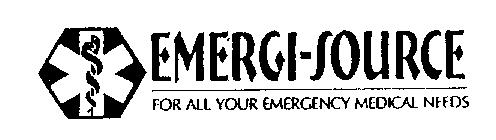 EMERGI-SOURCE FOR ALL YOUR EMERGENCY MEDICAL NEEDS