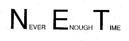 NEVER ENOUGH TIME
