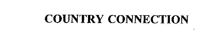 COUNTRY CONNECTION