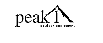 PEAK 1 OUTDOOR EQUIPMENT