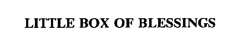 LITTLE BOX OF BLESSINGS