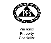 PPS PERSONAL PROPERTY SPECIALIST INTERNATIONAL ASSOCIATION OF ASSESSING OFFICERS